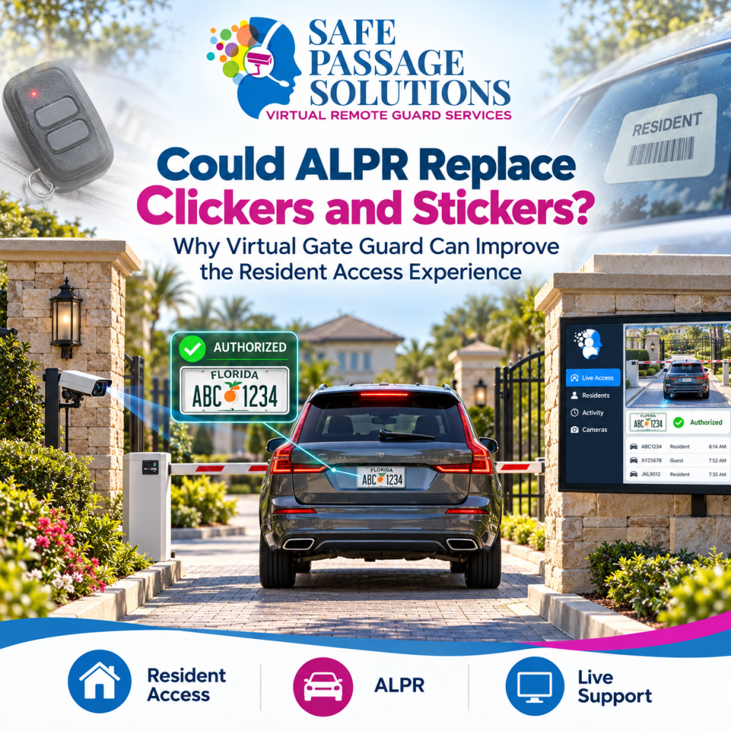 Could ALPR Replace Clickers and Stickers Why Virtual Gate Guard Can Improve the Resident Access Exp