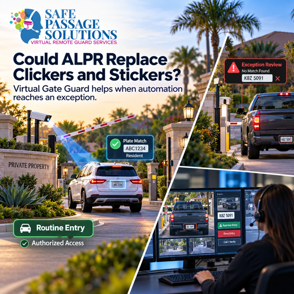Could ALPR Replace Clickers and Stickers Why Virtual Gate Guard Still Matters When Automation Reach